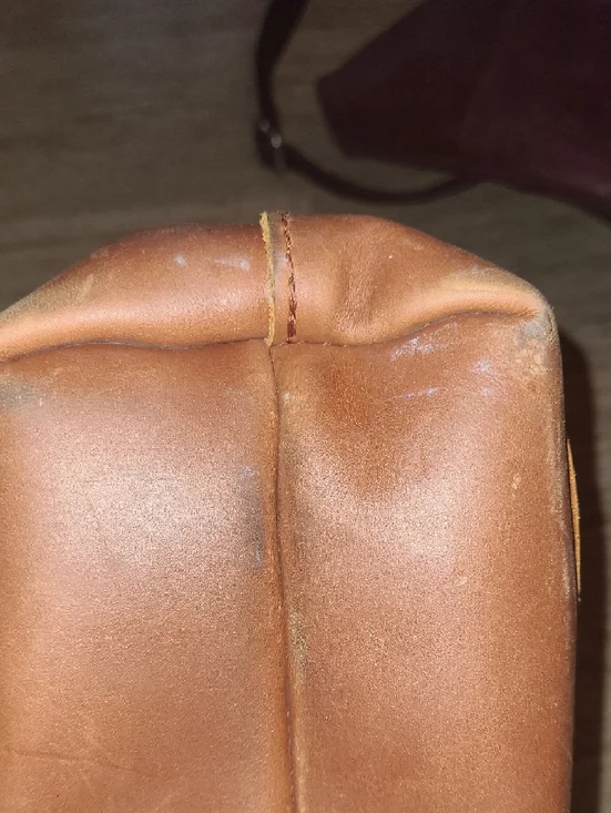 Portland Leather Goods Brown Leather Tote Bag - Picture 4 of 8